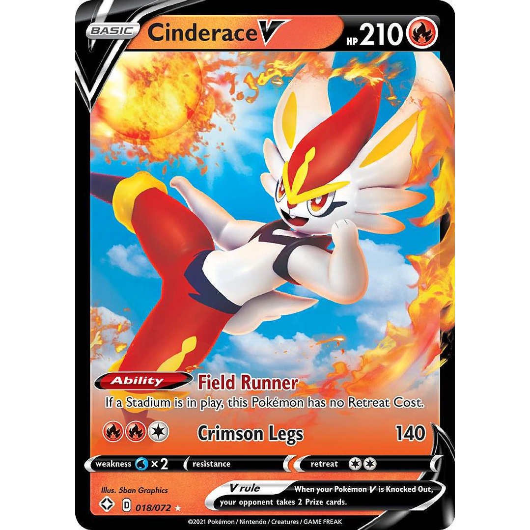 Cinderace V #18/72 Pokémon Shining Fates 1
