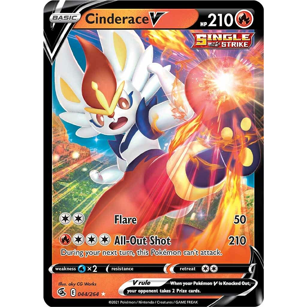 Cinderace V #44/264 Pokémon Fusion Strike 1