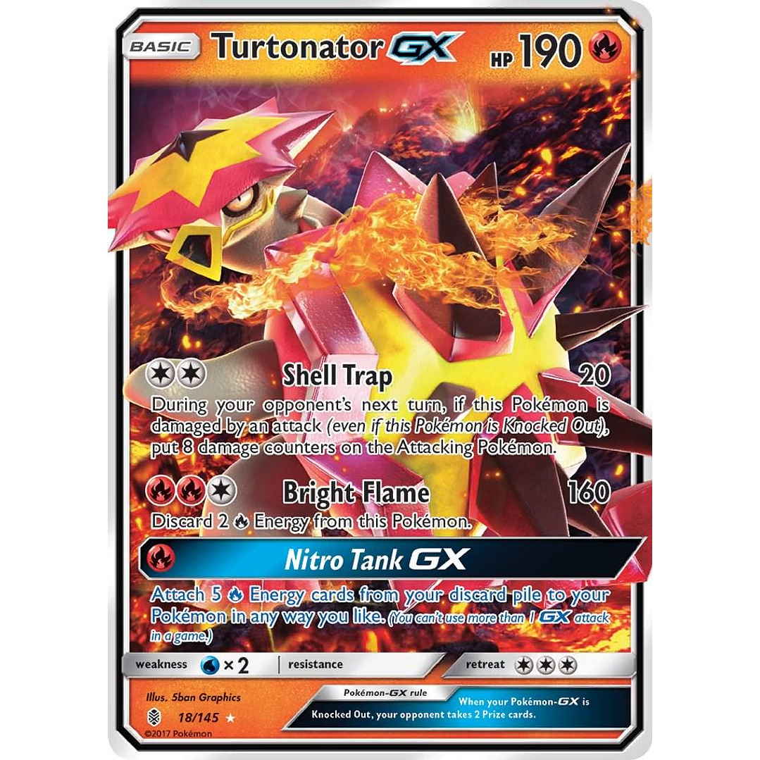Turtonator GX #18/145 Pokémon Guardians Rising 1