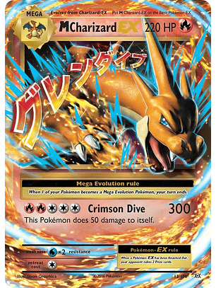M Charizard EX #13/108 Pokémon Evolutions
