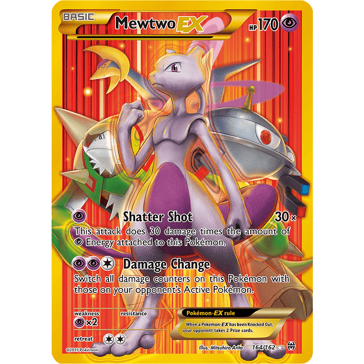 Mewtwo EX #164/162 Pokémon BREAKthrough 1