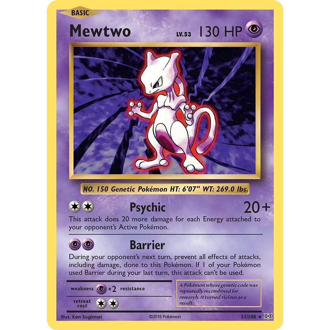 Mewtwo [holo] #51/108 Pokémon Evolutions 1
