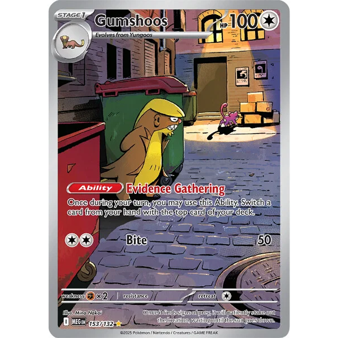 Gumshoos #153/132 Mega Evolution 1