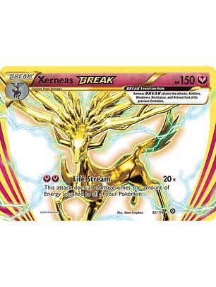 Xerneas BREAK #82/114 Pokémon Steam Siege