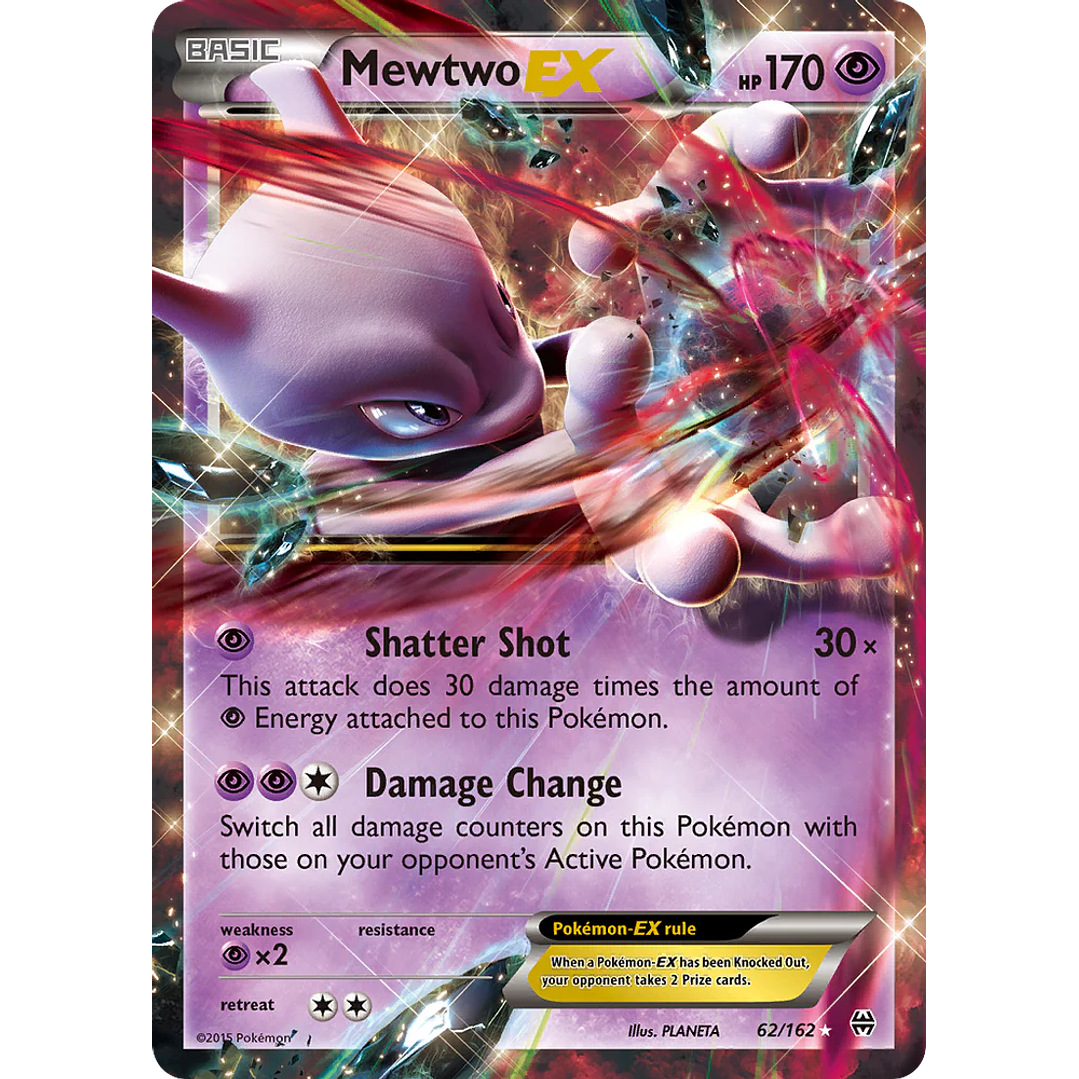 Mewtwo EX #62/162 Pokémon BREAKthrough 1