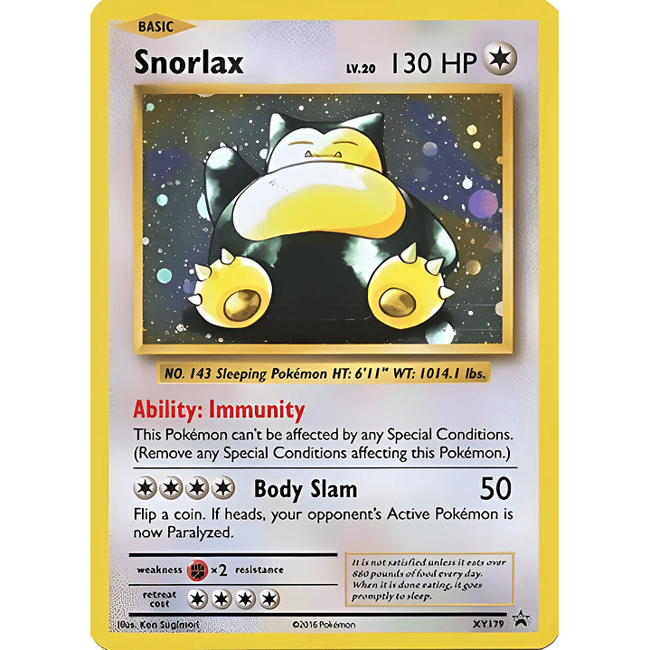 Snorlax [Holo] XY179 Promo 1