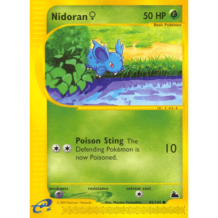 Nidoran #82/144 Pokémon Skyridge 1