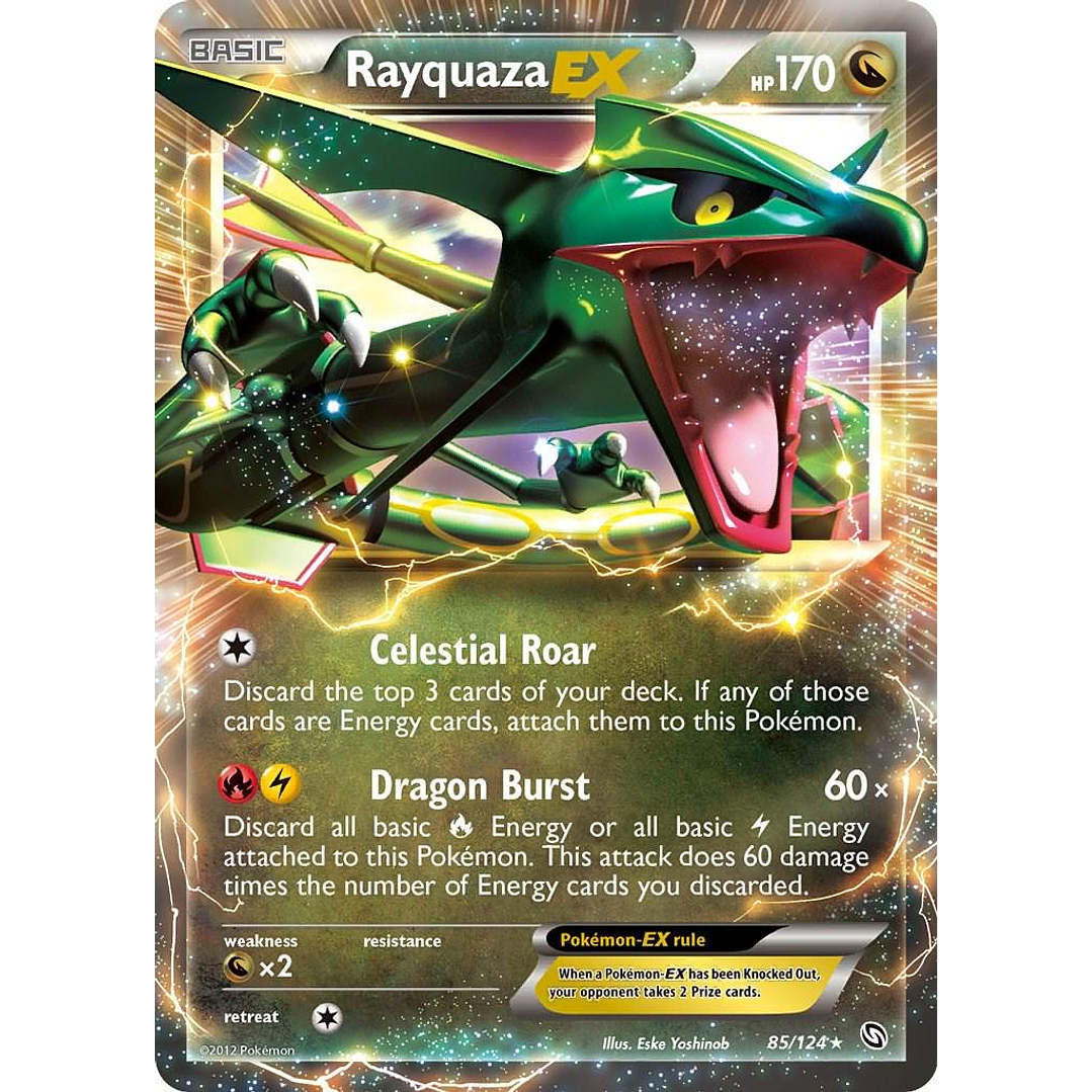 Rayquaza EX #85/124 Pokémon Dragons Exalted 1