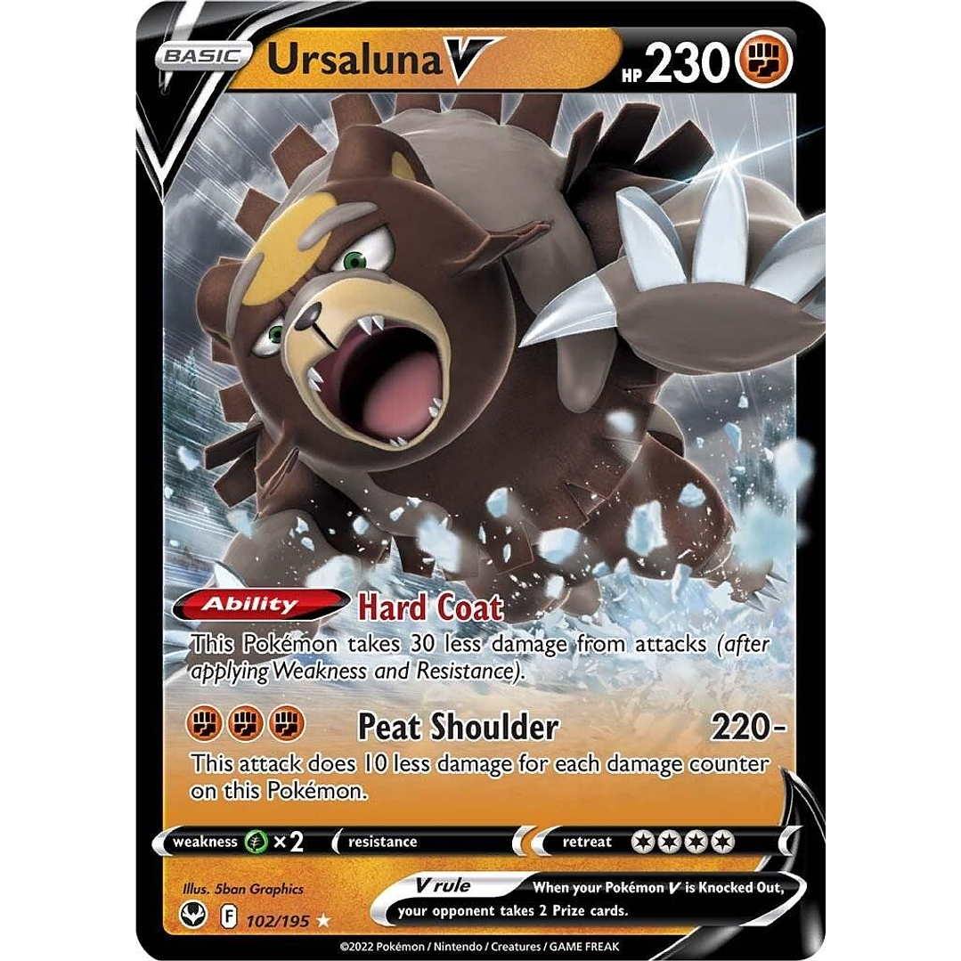 Ursaluna V #102/195 Pokémon Silver Tempest 1