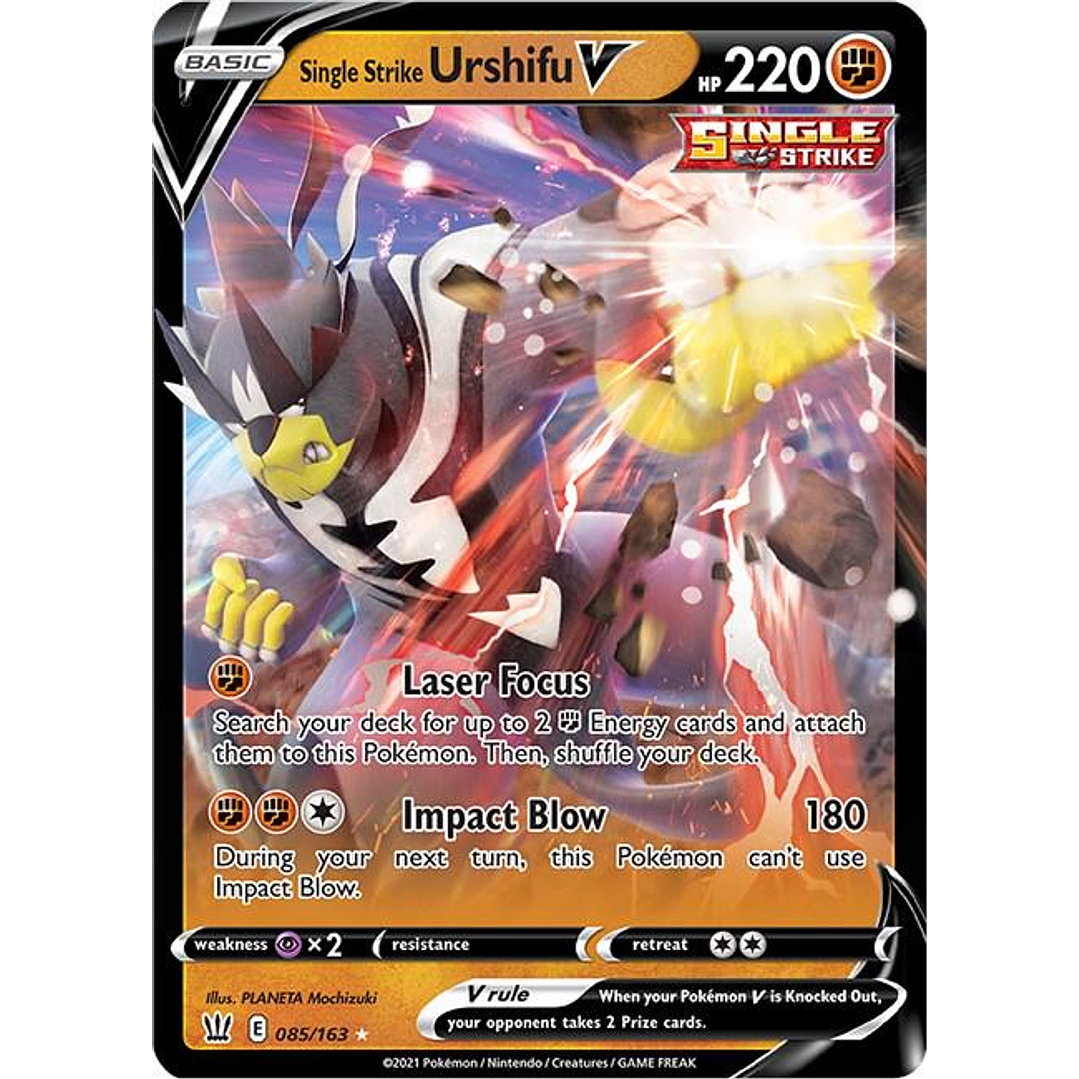 Single Strike Urshifu V #85/163 Pokémon Battle Styles 1
