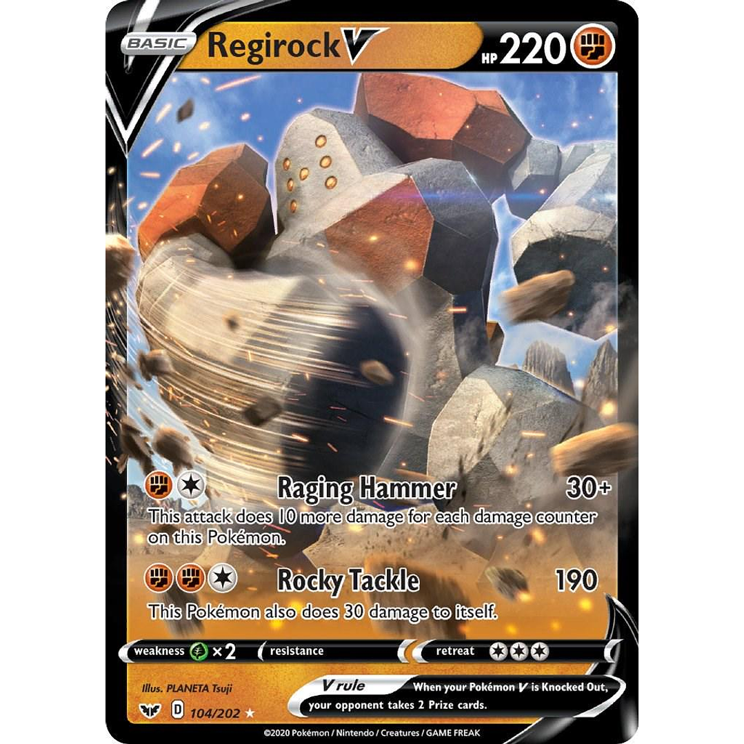 Regirock V #104/202 Pokémon Sword & Shield  1