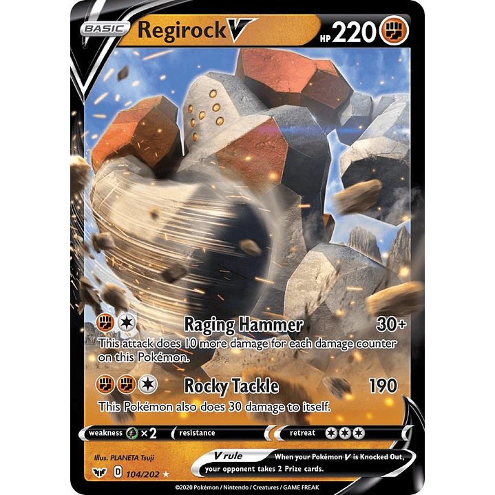 Regirock V #104/202 Pokémon Sword & Shield  1