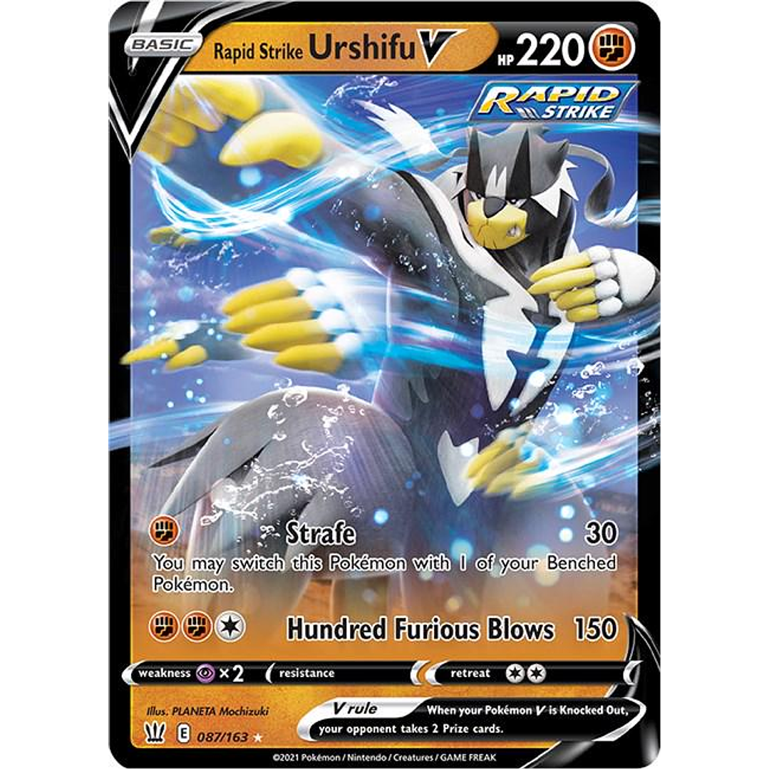 Rapid Strike Urshifu V #87/163 Pokémon Battle Styles 1