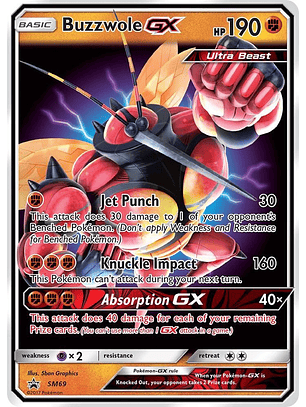 Buzzwole GX #SM69 Pokémon Promo