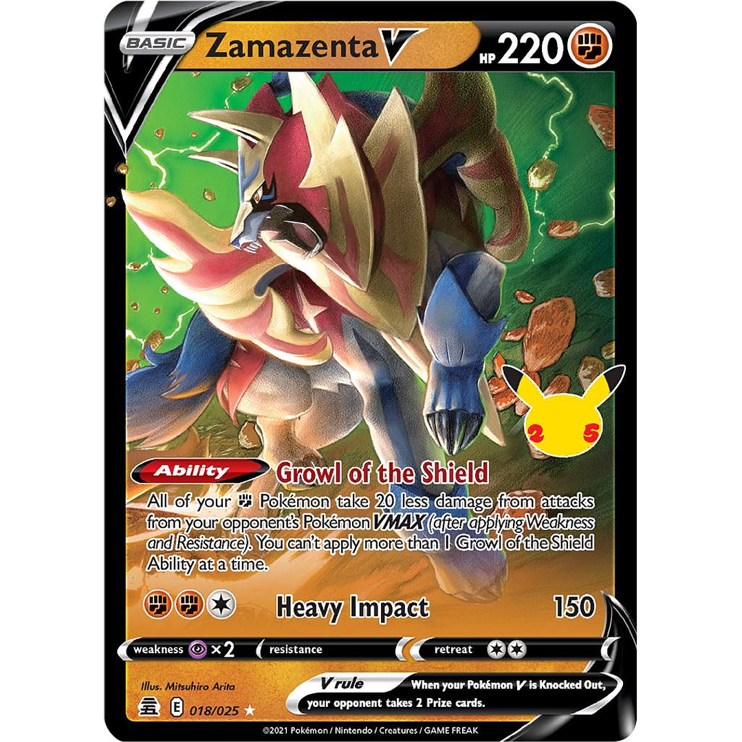 Zamazenta V #18/25 Pokémon Celebrations 1