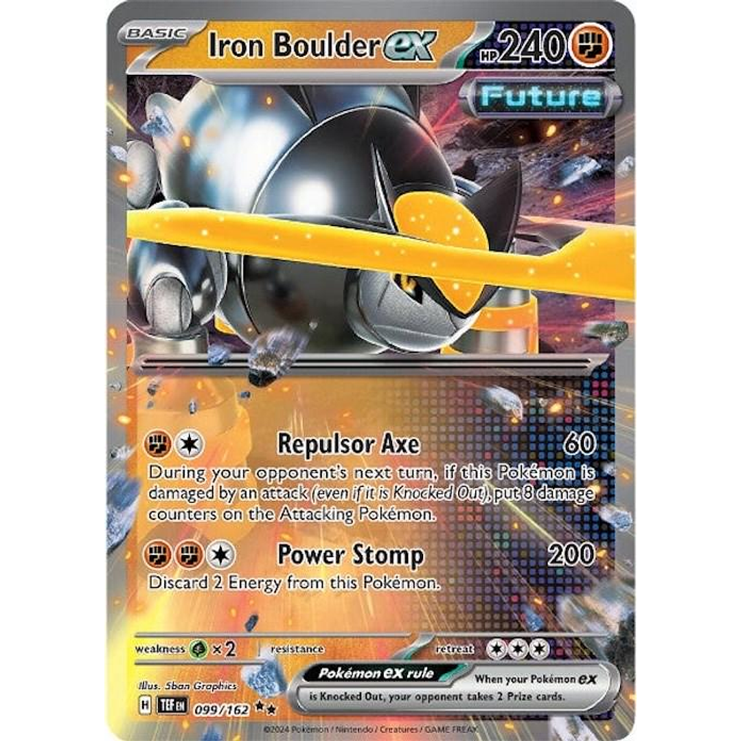 Iron Boulder ex #99/162 Pokémon Temporal Forces 1