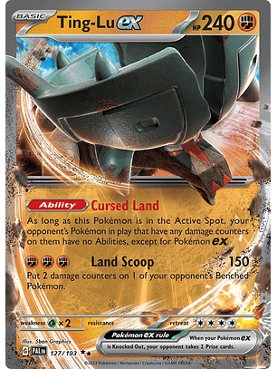 Ting-Lu ex #127/193 Pokémon Paldea Evolved