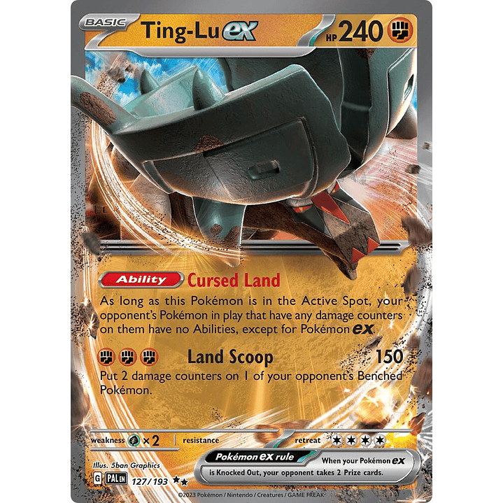 Ting-Lu ex #127/193 Pokémon Paldea Evolved 1