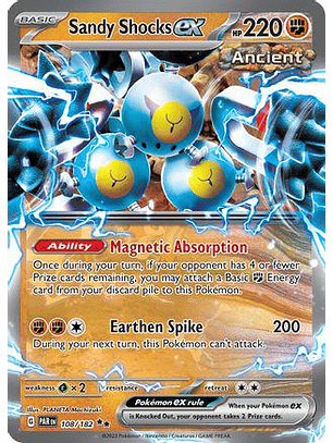 Sandy Shocks ex [Holo] #108/182 Pokémon Paradox Rift