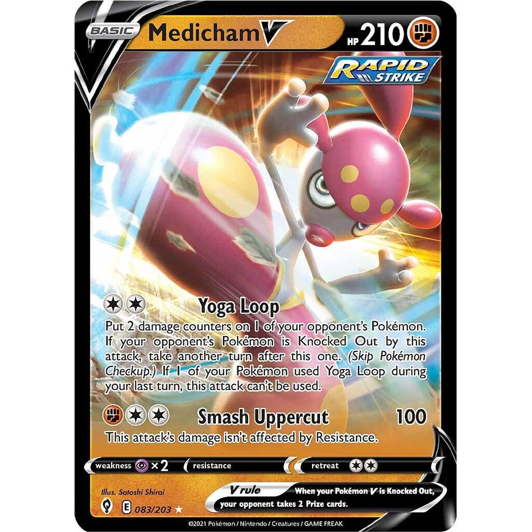 Medicham V #83/203 Pokémon Evolving Skies 1