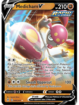 Medicham V #83/203 Pokémon Evolving Skies