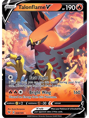 Talonflame V #29/185 Pokémon Vivid Voltage