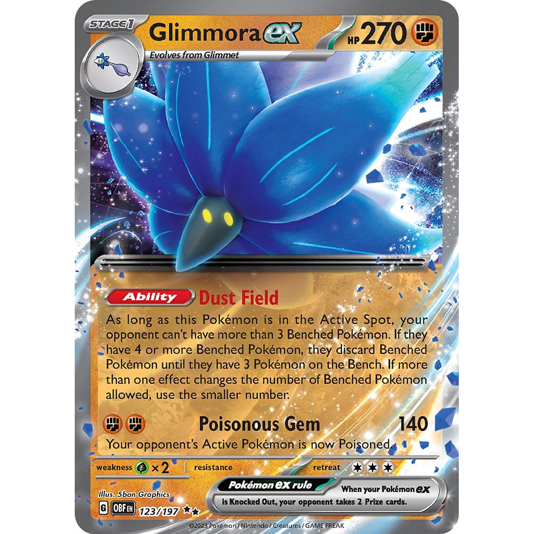 Glimmora ex #123/197 Pokémon Obsidian Flames 1