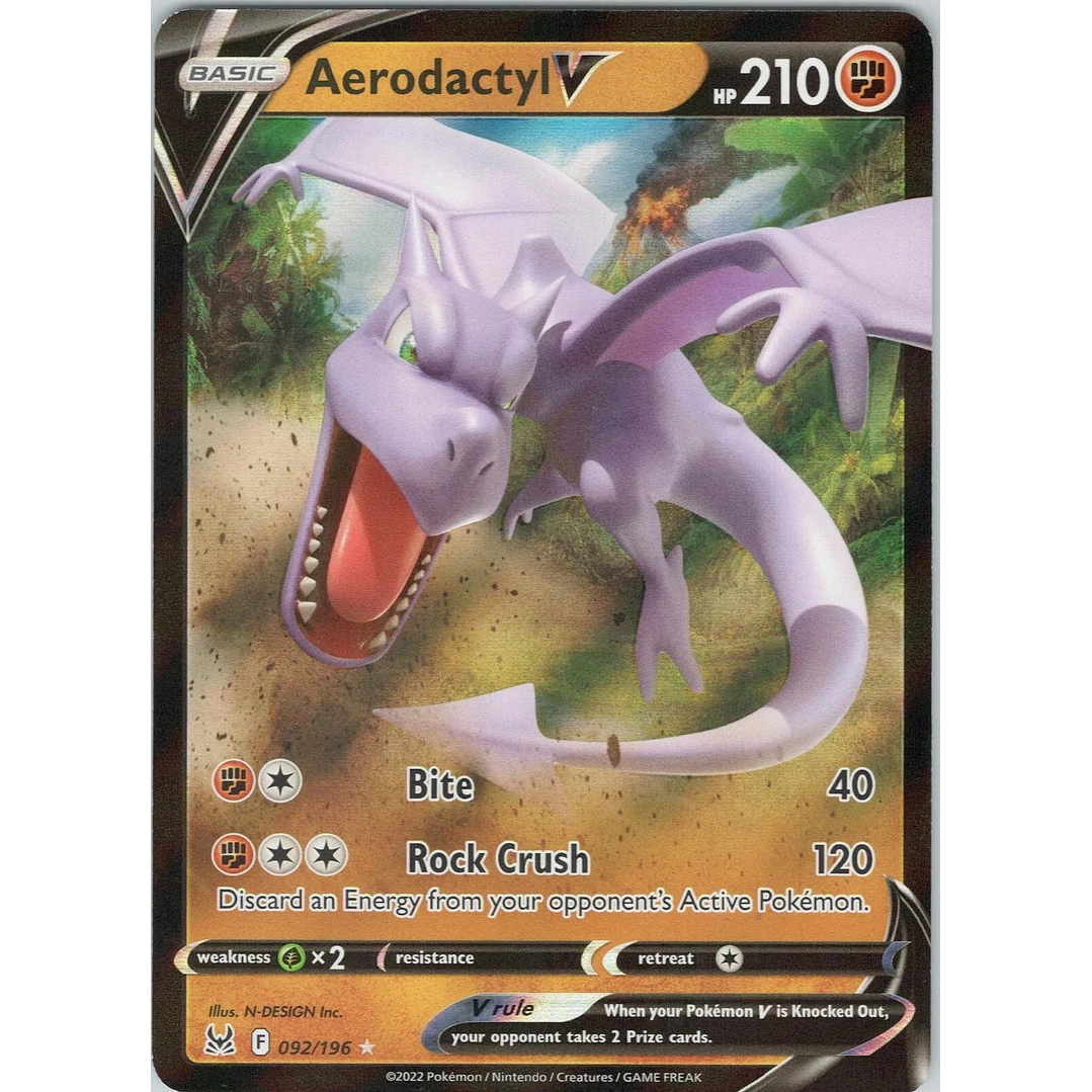 Aerodactyl V #92/196 Pokémon Lost Origin 1