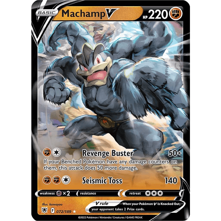 Machamp V #72/189 Pokémon Astral Radiance 1
