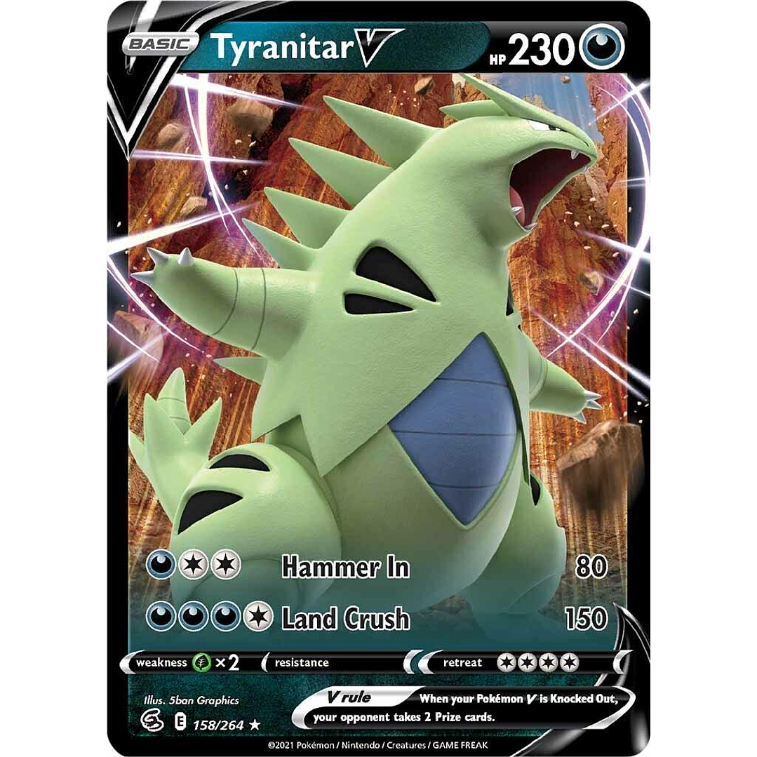 Tyranitar V #158/264 Pokémon Fusion Strike 1