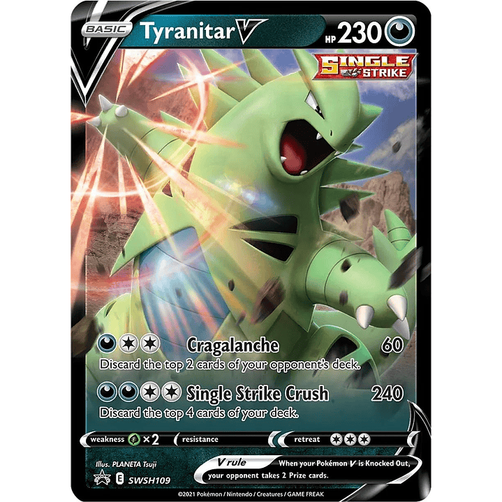 Tyranitar V #SWSH109 Pokémon Promo 1
