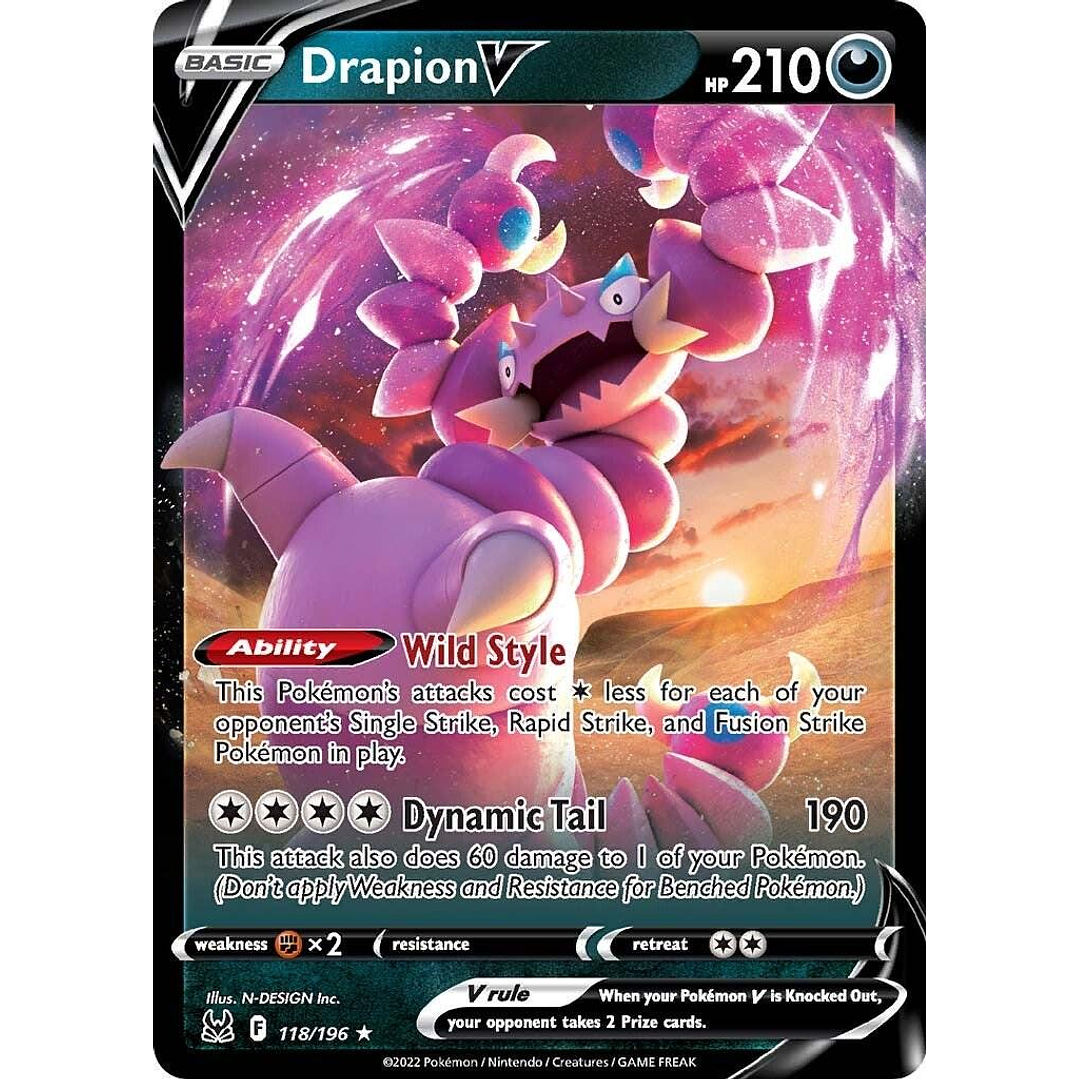 Drapion V #118/196 Pokémon Lost Origin 1