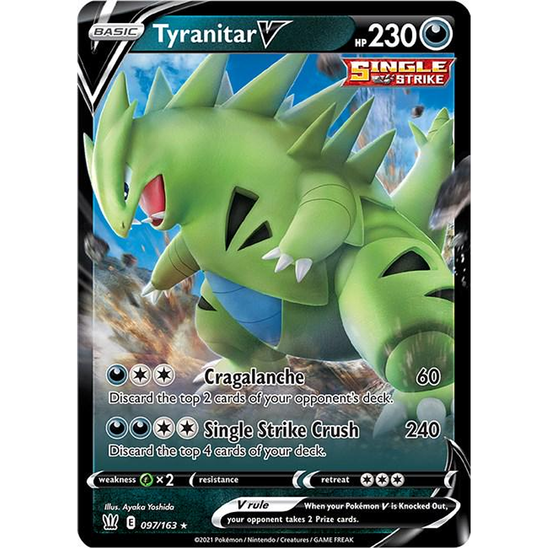 Tyranitar V #97/163 Pokémon Battle Styles 1