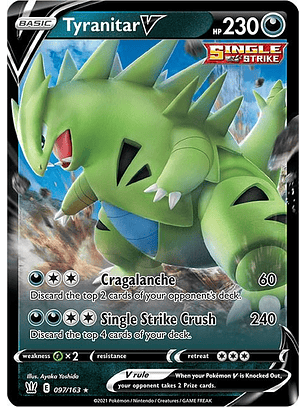 Tyranitar V #97/163 Pokémon Battle Styles