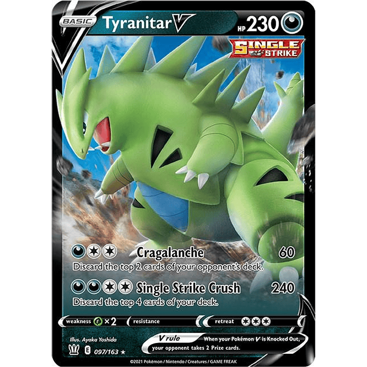 Tyranitar V #97/163 Pokémon Battle Styles 1