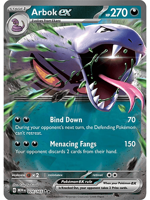 Arbok ex #24/165 Pokémon Scarlet & Violet 151