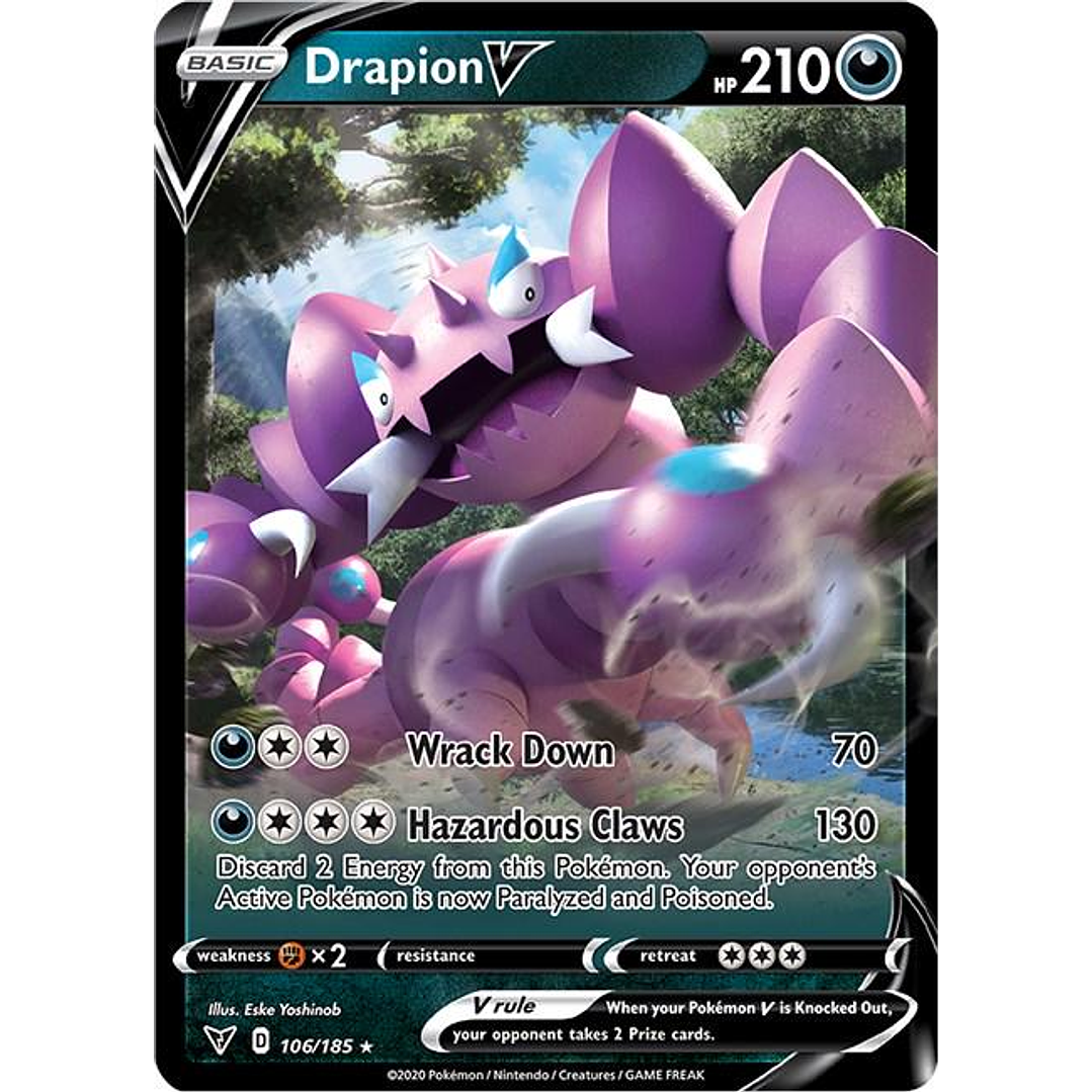 Drapion V #106/185 Pokémon Vivid Voltage 1