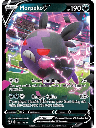 Morpeko V #95/172 Pokémon Brilliant Stars