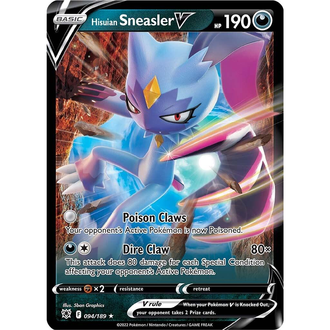 Hisuian Sneasler V #94/189 Pokémon Astral Radiance 1