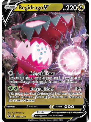 Regidrago V #SWSH281 Pokémon Promo