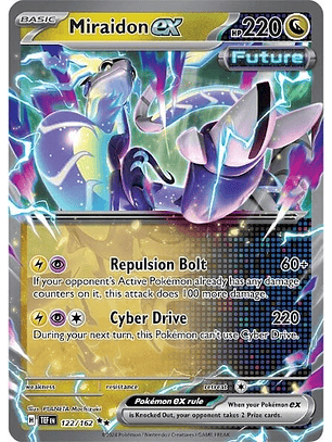 Miraidon ex #122/162 Pokémon Temporal Forces