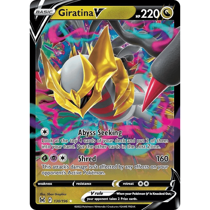 Giratina V #130/196 Pokémon Lost Origin 1