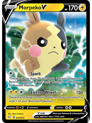 Morpeko V #37/72 Pokémon Shining Fates