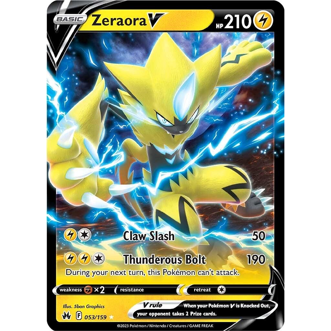 Zeraora V #53/159 Pokémon Crown Zenith 1