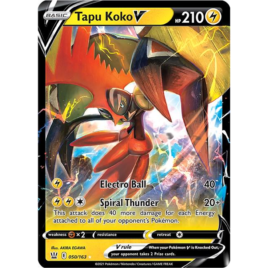Tapu Koko V #50/163 Pokémon Battle Styles 1