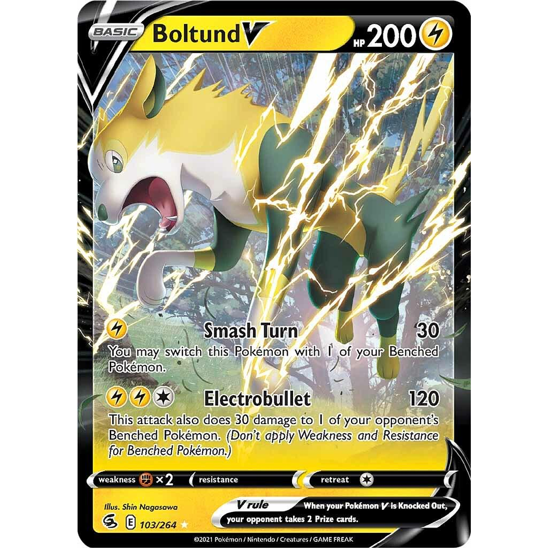 Boltund V #103/264 Pokémon Fusion Strike 1