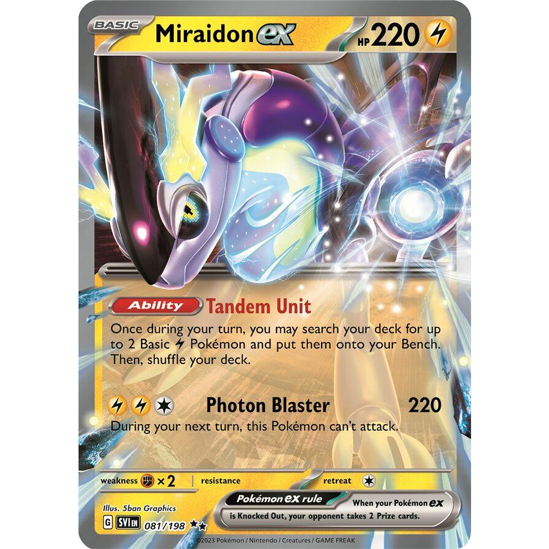 Miraidon ex #81/198 Pokémon Scarlet & Violet 1