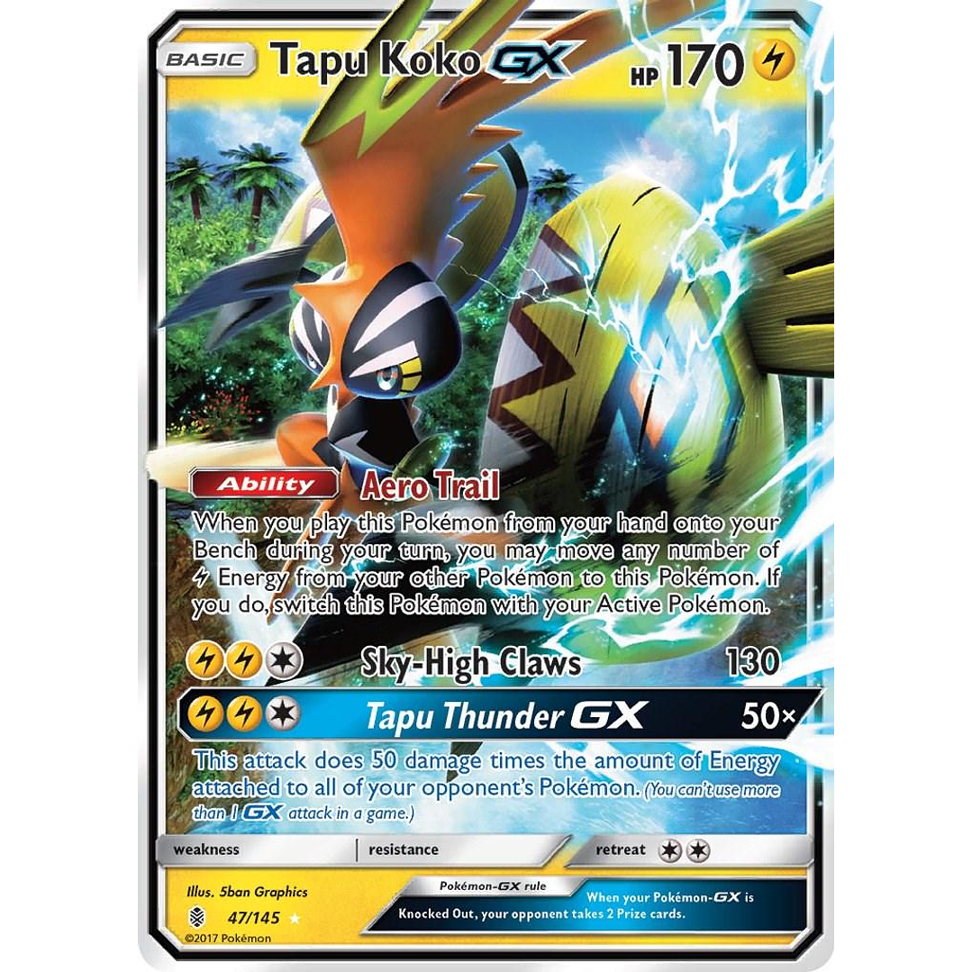 Tapu Koko GX #47/145 Pokémon Guardians Rising 1