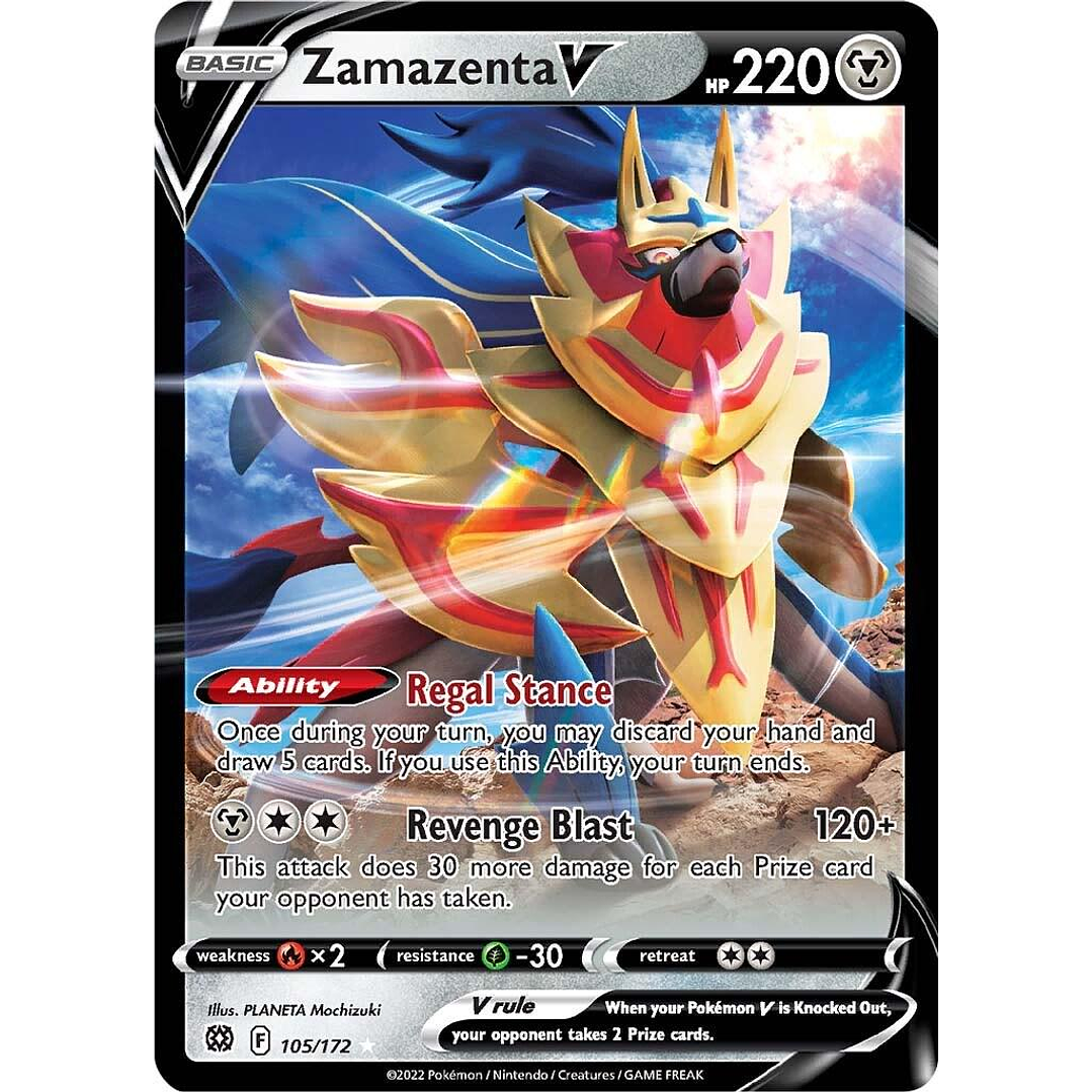 Zamazenta V #105/172 Pokémon Brilliant Stars 1