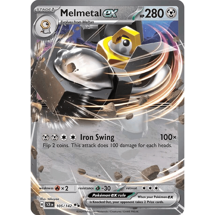Melmetal ex #105/142 Pokémon Stellar Crown 1